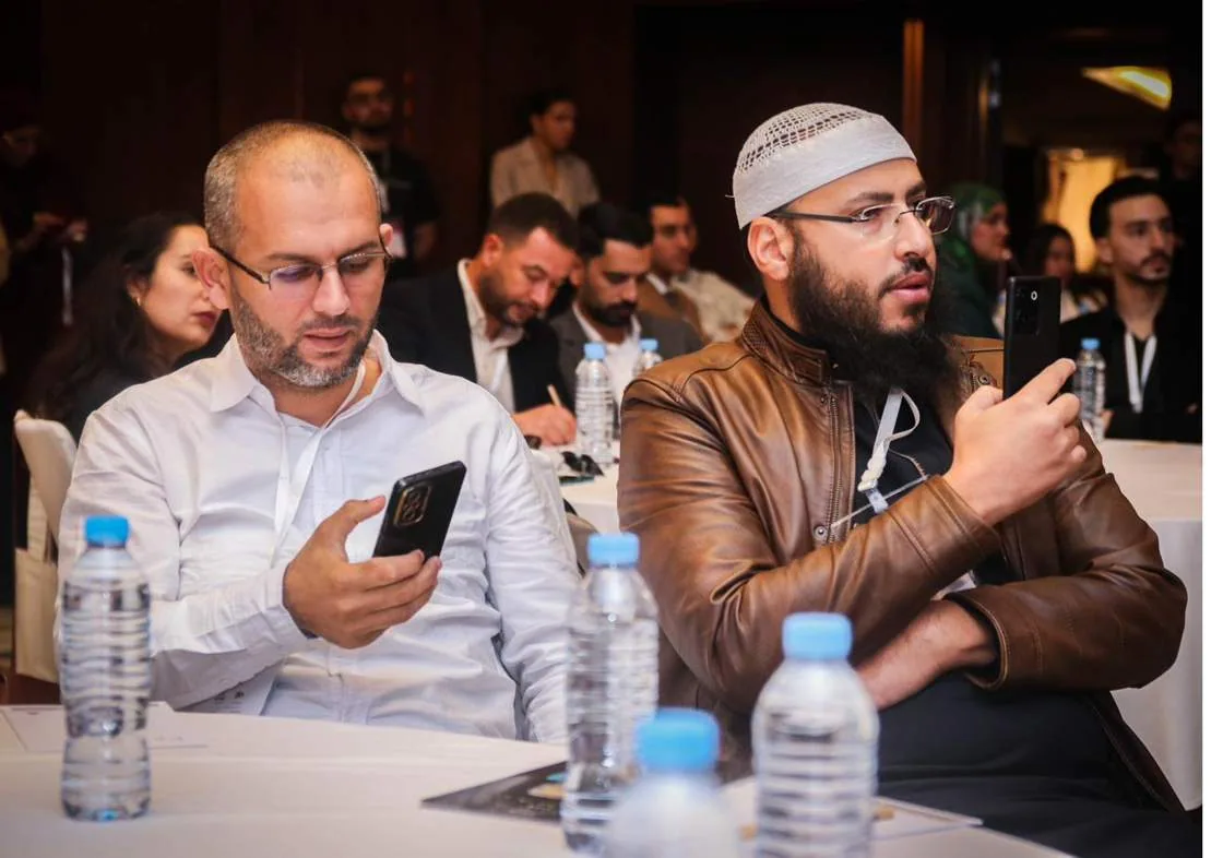 Delegates during a conference session