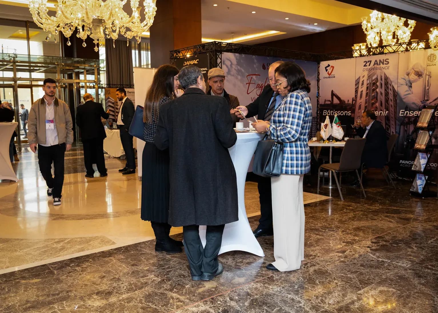 Delegates in the exhibition foyer during ARIIS 2025