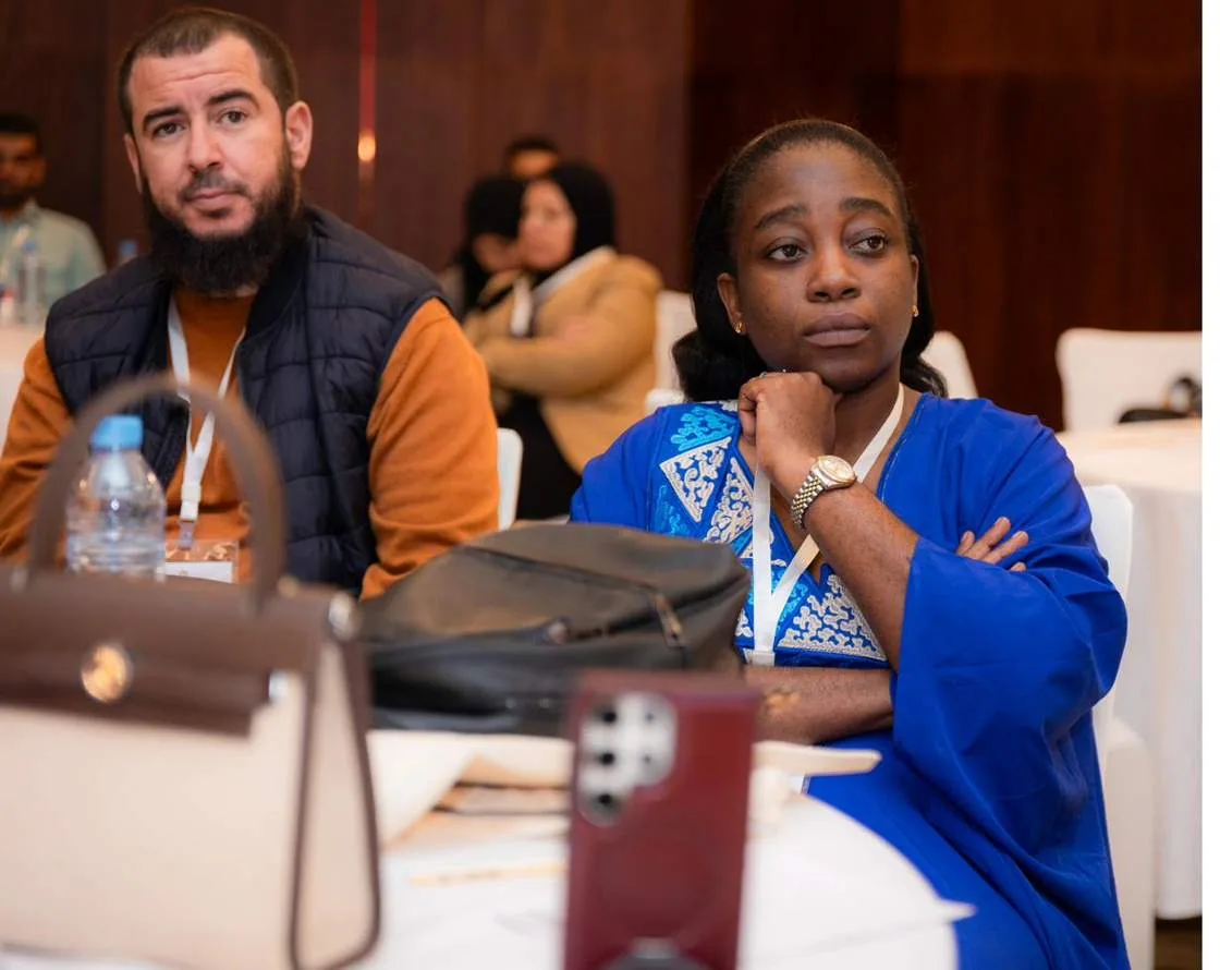Delegates during a conference session