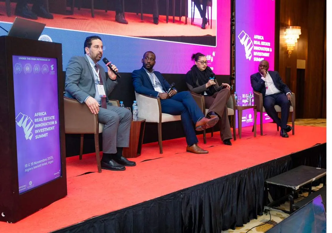 Panellists in discussion on the ARIIS main stage