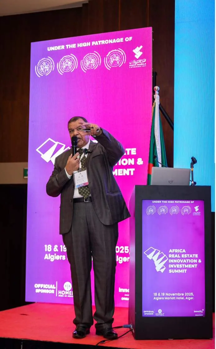 A speaker on the ARIIS main stage